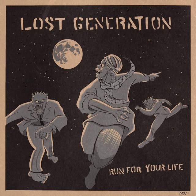 Artwork from the Lost Generation album Cursed