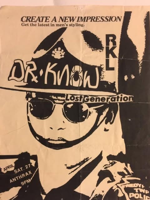Lost Generation at the Anthrax, April 27